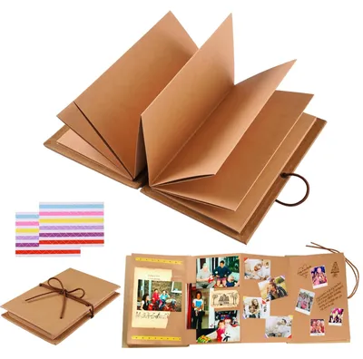 Productafbeelding van Fotoalbum om zelf te maken, 18x11,5 cm DIY leporello