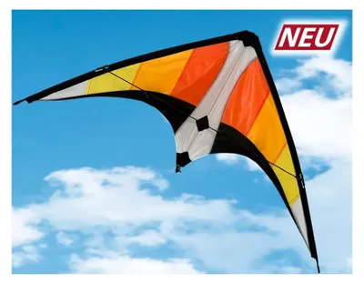 Immagine prodotto di Günther 1086 Aquilone sportivo Fire Loop per principianti 100x56 cm 25-50 km/h