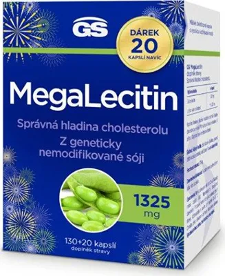 Image de GS Megalecitin 1325 mg 130 + 20 gélules ES