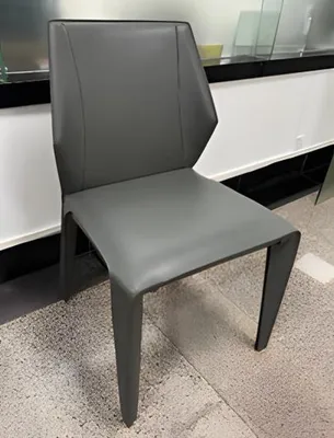 Produktbild von Stuhl ohne Armlehne Beige Design Esszimmerstuhl Polster Esszimmer Holz