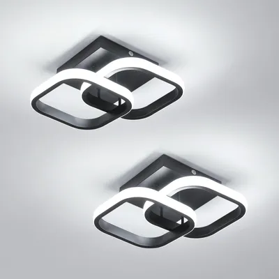 Produktbild von Ceiling Light - Black Aluminium Frame, White Light