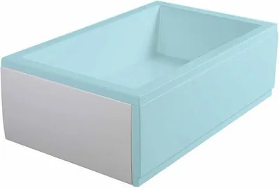 Immagine prodotto di Polysan Deep Plain - Pannello laterale 90, 90x36 cm, bianco 89781