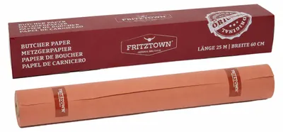 Produktbild von FRITZTOWN Butcher Paper 60cm x 25m Rolle-Box, KI-generiertes Bild