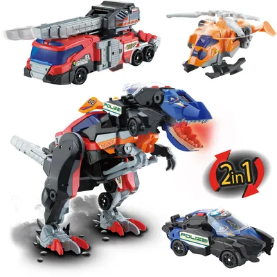 Obrázok produktu pre vtech® Switch & Go Dinos - elektrická hračka 3v1 Super T-Rex viacfarebná