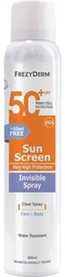 Obrázek produktu pro Frezyderm Sun Screen Invisible Spray Spf50 200 ml