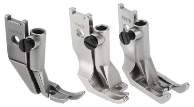 Produktbild von Omgoods – Set von Nähfüßen – Doppel-Zickzack-Nähfuß: 38,2 x 15 mm – Linker Blindstichfuß: 39,3 x 15,7 mm – Rechter Reißverschlussfuß: 39,2 x 9,5 mm – Kompatibel mit Pfaff 335/145/245/545/1245 – Verbesserte Nähqualität