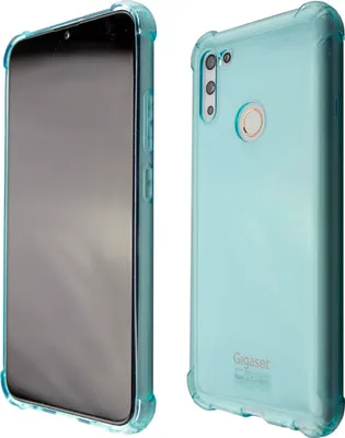 A product shot of a phone case and a phone with a case.