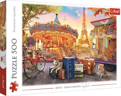 Zdjęcie produktu dla Puzzle 500 Wakacje w Paryżu 37426