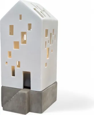Produktbild von Räder Lichthaus kleines Apartment- haus mit Betonsockel9,5x8x19cm