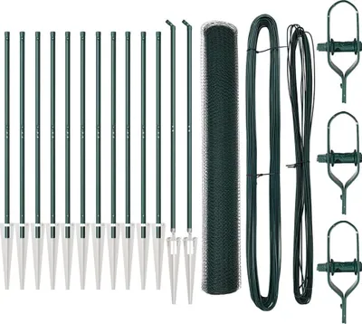 Produktbild von vidaXL Schweißdrahtzaun mit Spikes 25 x 1 m (B x H)