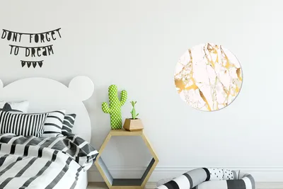 Produktbild von MuchoWow® - Schlafzimmer - Bilder - Der Kreis - Kunst für die Wohnung - Plastik - Kunstdruck - Wandbild
