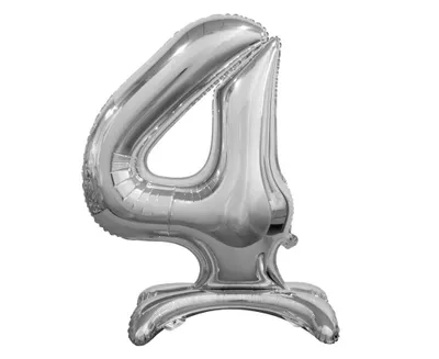 Image de Ballon en aluminium B&C 4 argenté 74 cm - Godan