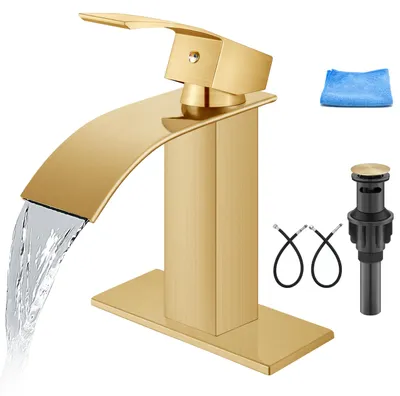 Immagine prodotto di Rubinetto per bagno Aolemi, monocomando, foro singolo, montaggio a incasso, adatto per WC e lavabo