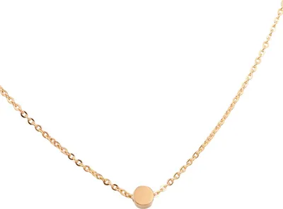 Produktbild von Small Circle Halskette - Eleganz in Gold für Damen KP21685