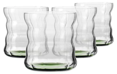 Produktbild von KROSNO Matcha Moments Matcha-Gläser und -Schalen, 4er-Set, 310 ml