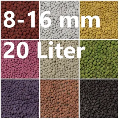Produktbild von Blähton Pflanzgranulat brockytony 8-16mm. 20Liter. Farbe: Zufall