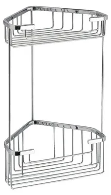 Productafbeelding van Gedy SMART Hoekplank met 2 planken, 200x325x151mm, chroom