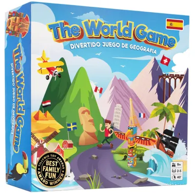 Productafbeelding van Juego de Mesa de Geografía - Educatief spel voor kinderen vanaf 8 jaar