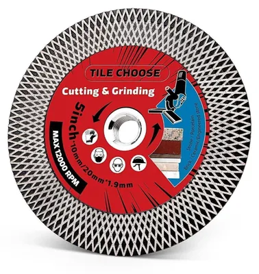 Produktbild von Diamant-Trennscheibe 125 mm für Fliesen, Granit, Marmor, Schneiden & Schleifen, M14