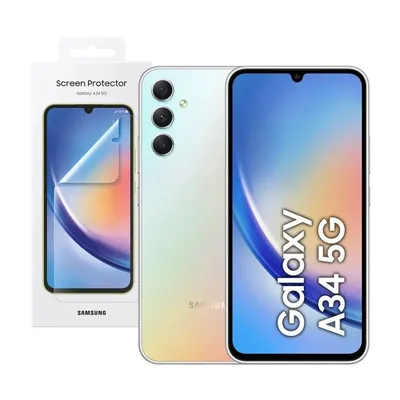 Produktbild von Samsung Galaxy A34 5G , 16,8 cm (6.6"), 1080 x 2340 Pixel, 6 GB, 128 GB, 48 MP, Silber