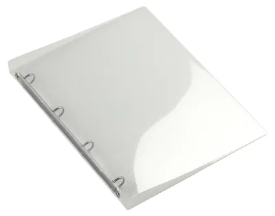 Produktbild von Europel A4 Ringbuch 4 Ringe 16 mm Transparent, nachfüllbarer Dokumentenordner, w