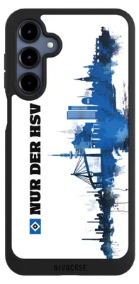 Produktbild von NIVOCASE Handyhülle für Samsung Galaxy A16 5G  Hülle NIVOpure Case Schwarz Bundesliga HSV Offizielles Lizenzprodukt
