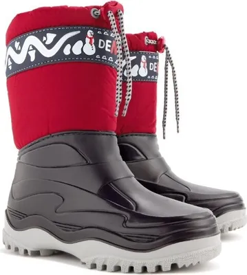 Image de Bottes d'hiver / bottes de neige Demar Frost B rouges, résistantes au gel, taille 28/29