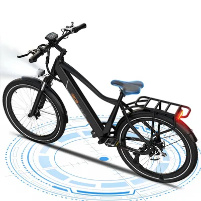 Produktbild von RCB G5 Trekking E-Bike 27,5 zoll, 250W Drehmomentsensor, bis 90 km Reichweite, 25 km/h, 7-Gang, Scheibenbremsen,sperrbare Federgabel, App & NFC