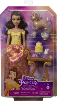 Imagen del producto de Fisher-Price: Set de té de la Princesa Bella de Disney, juguete para muñecas