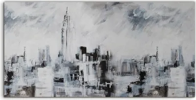 Produktbild von Coloray Acrylbild 140x70  Wandbild Acrylbilder Stadtlandschaft New York Architektur