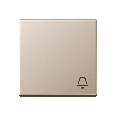 Immagine prodotto di Jung A590KCH Interruttore a bilanciere con simbolo "campanello" color champagne