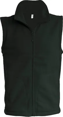 Produktbild von Kariban Herren Fleece Jacke Weste Bodywarmer Übergangsjacke, Größe:S, Farbe:Forest Green