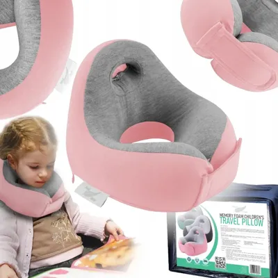 Obrázok produktu pre Detský Cestovný Vankúš S Pamäťou Na Krk Do Auta