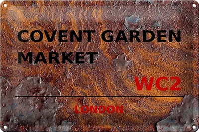 Produktbild von Blechschild London 30x20cm Covent Garden Market WC2