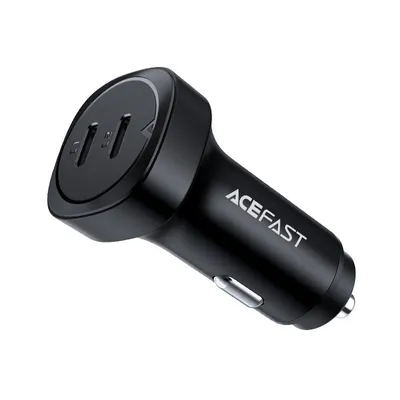 Obrázek produktu pro Acefast nabíječka do auta 2x USB-C, 72W, PPS, PD, QC3.0, AFC, FCP - černá