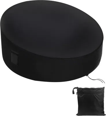 Produktbild von Famanu Abdeckung für Sonneninsel wasserdicht 420D Oxford-Gewebe - rund - winddicht - UV-beständig - mit Aufbewahrungstasche - 190 x 90/50 cm