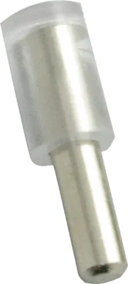 Produktbild von Glasbodenträger Claudia zum Stecken, Bohr ø 3 mm, Stahl vernickelt