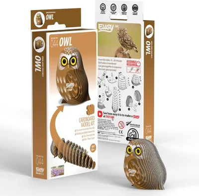 Image de EUGY - 3D Bastelset Eule