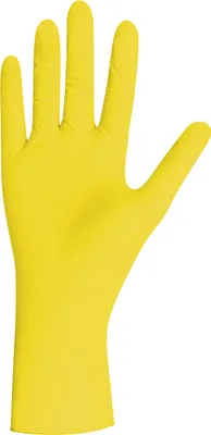 Produktbild von 1000 Unigloves Yellow Pearl Nitrilhandschuhe - gelb - Gr. M - Einmalhandschuhe