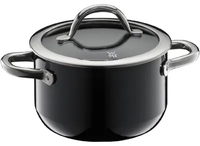 Produktbild von WMF Fusiontec Inspire Kochtopf mit Deckel, 16 cm, Black 3201112805 4000530744159