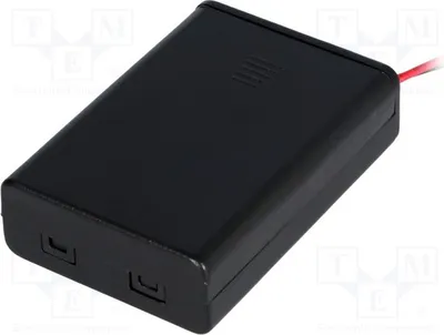 Immagine prodotto di 1 contenitore, dimensioni: AAA, R3; numero di batterie: 3; tipo di connessione: cavi. SBH-431A, portabatterie