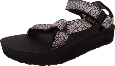 Produktbild von Teva Midform Univ Open Toe Gemina Maple Strap Damen Vegane Sandalen in Weiß Schwarz – 7 UK - 40 EU - 9 US / White Black