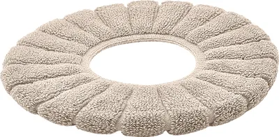 Produktbild von WC-Sitzbezug, Winter, weich, warm, Acrylfaser, Closestool-Matte, WC-Deckelbezug für Zuhause-Khaki