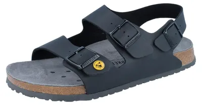 Produktbild von BIRKENSTOCK Milano Herren Sandale ESD schwarz - Größe: 42