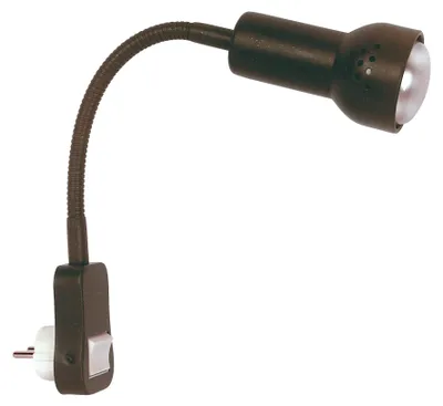 Produktbild von Spots - Steckerspot m. Schlaucharm "Clip", Strahler in rost, E14-Fassung