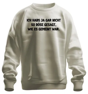 Immagine prodotto di Non l'ho detto così male come lo intendevo io divertente detto sarcastico unisex felpa pullover, natura, M