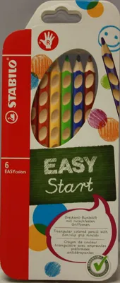 Obrázek produktu pro Stabilo® 332/6 Ergonomická barevná tužka EASYcolors - skládací pouzdro se 6 tužkami, pravé provedení