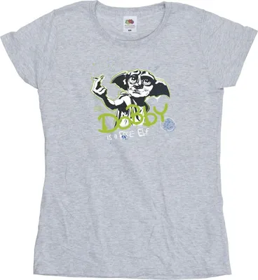 Produktbild von Harry Potter - "A Free Elf" T-Shirt für Damen BI24063 (XXL) (Grau)