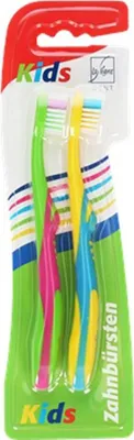 Zdjęcie produktu dla La Ligne Toothbrush Kids 2 szczoteczki do zębów dla dzieci w jasnych kolorach