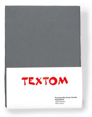 Produktbild von Textom Jersey Betttuch 120x200cm mit Gummizug